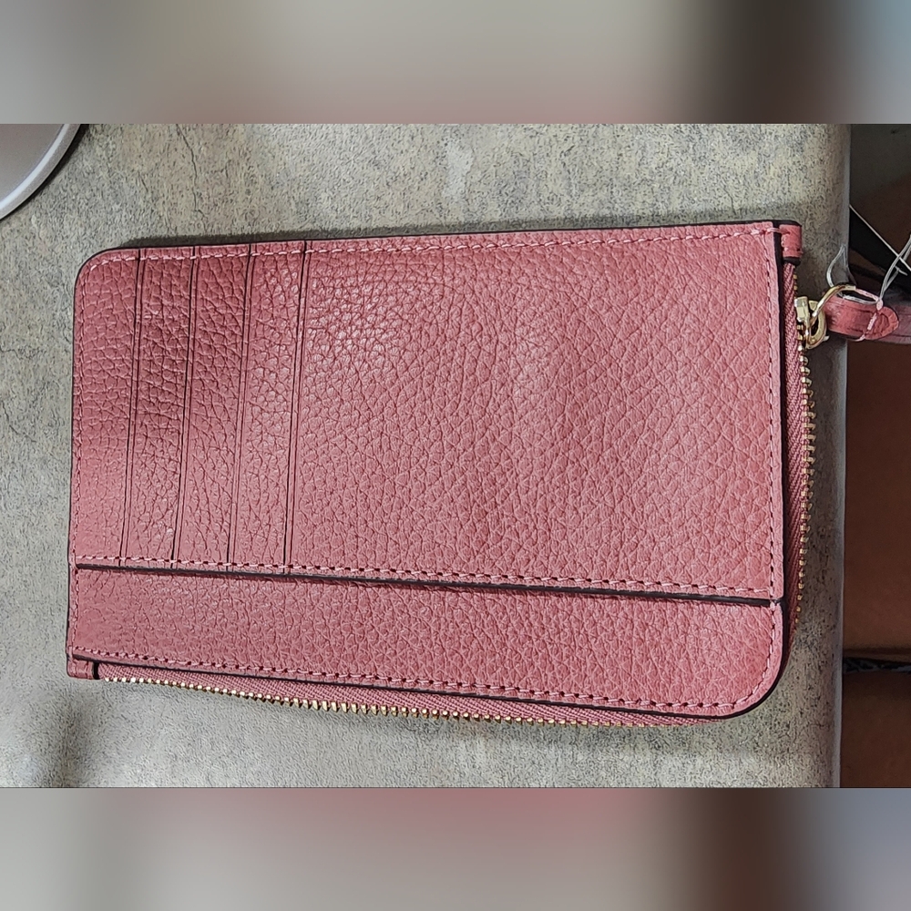 kate spade New York Pink Pebbled Leather Wristlet - Picture 7 of 7